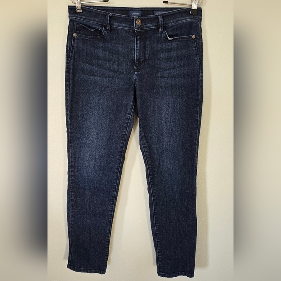 J. Jill Dark Wash Skinnies Size 6 - Picture 1 of 4